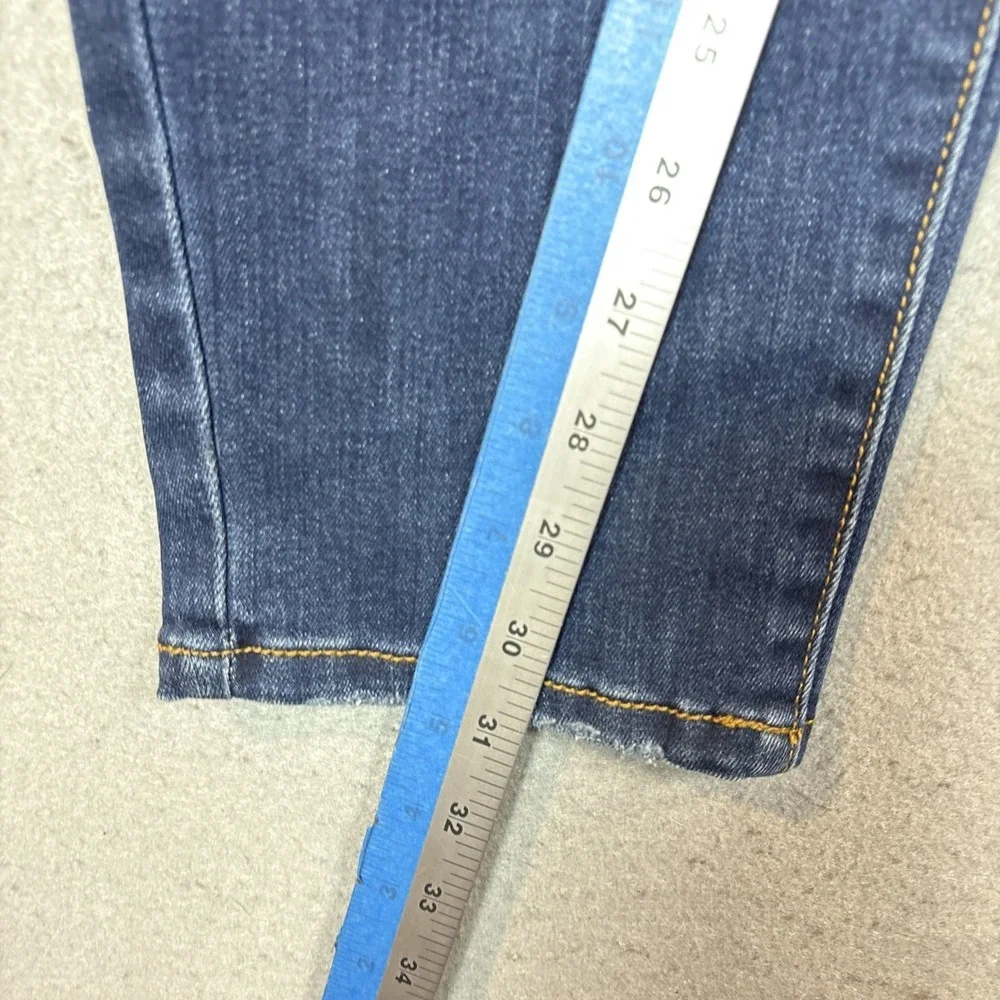 KanCan‎ Jean Women Size 33 Blue Curvy High Rise Button Fly Skinny NWT